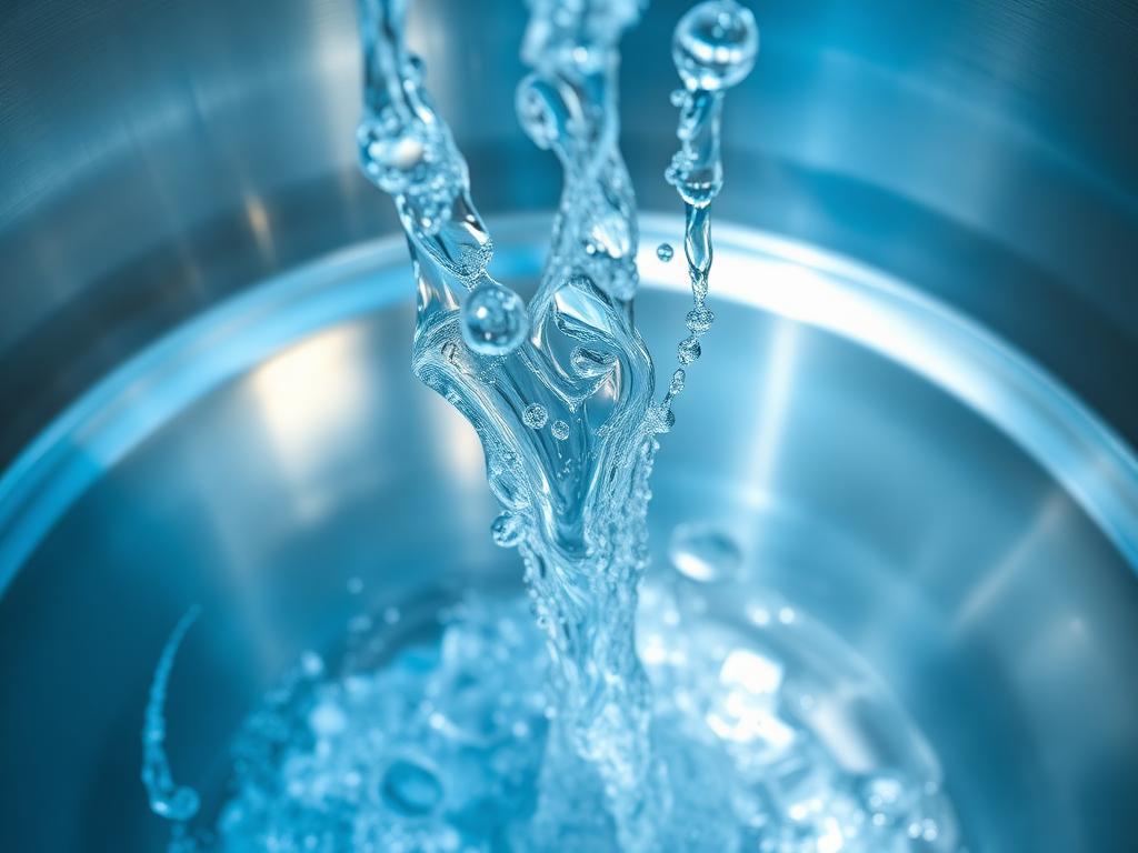 The vessel floods with cold water